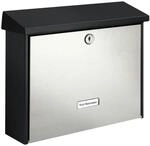 Burg W&auml;chter Briefkasten London 6867 Black+Steel