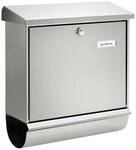Burg W&auml;chter Briefkasten Comfort-Set Edelst. 39130 Ni