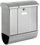 Burg W&auml;chter Briefkasten-Set Olymp Silber 91600 Si