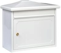 Burg W&auml;chter Briefkasten Kopenhagen weiss 882 W