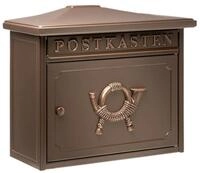 Burg W&auml;chter Briefkasten Sylt Kupfermetallic 1883 K