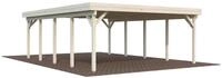 Palmako Carport Karl 40,6 m&sup2; naturbelassen Holzcarport