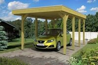 Carport Friesland 314x555cm, ALU-Dacheindeckung, inkl. Anker-impr&auml;gniert (farblich