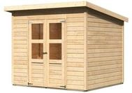 Karibu Eco Gartenhaus Merseburg 5 - 14mm-242 x 214cm