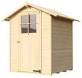 Weka 19mm Gartenhaus 317 -152 x 130 cm-naturbelassen - 50 % Rabatt auf Dacheindeckung