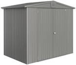 Biohort Ger&auml;tehaus Europa mit Doppelt&uuml;re - 244 x 156 cm (Gr. 3), quarzgrau-metallic