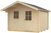 Skan Holz 28 mm Blockbohlenhaus Como-300 x 300 cm