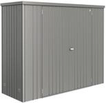 Biohort Metall Ger&auml;teschrank-227 x 83 cm (Gr&ouml;&szlig;e 230)-quarzgrau-metallic