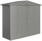 Biohort Ger&auml;tehaus Europa mit Doppelt&uuml;re - 244 x 84 cm (Gr. 2A), quarzgrau-metallic