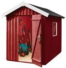 Weka Schwedenhaus - 32 mm Gartenhaus s&auml;gerau 162 x 170 cm (Gr. 1) schwedenrot - 50 %