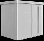 Biohort Ger&auml;tehaus Neo 236 x 180 cm (1B) Einfarbig Doppelt&uuml;r silber-metallic
