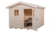 Weka Gartenhaus 106 mit Vordach 250 x 200 cm - 50 % Rabatt auf Dacheindeckung