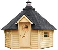 Wolff Finnhaus Grillkota 9 de luxe Schwarz