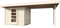 Weka Gartenhaus Designhaus wekaLine 172 B mit Anbau (295 cm)-B Gr. 3 (590 x 300