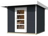 Weka Gartenhaus Designhaus wekaLine 172 mit Vordach (50 cm)-Gr. 2 (235 x 240