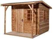 Weka Gartenhaus Satteldachhaus 820 - 20 mm Gr. 2 - 50 % Rabatt auf Dacheindeckung