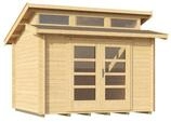 Weka 28 mm Gartenhaus 158 300 x 300 cm - 50 % Rabatt auf Dacheindeckung