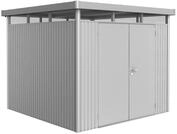 Biohort Ger&auml;tehaus HighLine mit Doppelt&uuml;r-silber-metallic-H 4