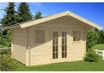 Skan Holz 45 mm Blockbohlenhaus Davos-380 x 300 cm