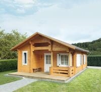 Wolff Finnhaus Gartenhaus Ferienhaus Spessart D 70 mm
