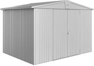 Biohort Ger&auml;tehaus Europa mit Doppelt&uuml;re - 316 x 228 cm (Gr. 5), silber-metallic