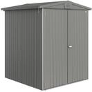 Biohort Ger&auml;tehaus Europa mit Doppelt&uuml;re - 172 x 156 cm (Gr. 2), quarzgrau-metallic