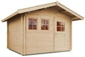 Weka Gartenhaus 139 mit Vordach 300 x 250 cm - 50 % Rabatt auf Dacheindeckung