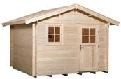 Weka Gartenhaus 106 mit Vordach 300 x 300 cm - 50 % Rabatt auf Dacheindeckung