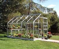 Halls Gew&auml;chshaus Popular - 6.2 m&sup2; Alu mit 3 mm Blankglas