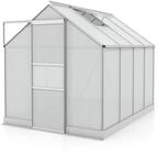 Vitavia Gew&auml;chshaus Apollo 5000 inkl. 1 Dachfenster - 5,0 m&sup2; -Alu-blank eloxiert-6