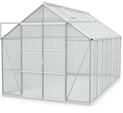 Vitavia Gew&auml;chshaus Uranus 11500 inkl. 4 Dachfenstern - 11,5 m&sup2; -Alu-blank