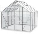 Vitavia Gew&auml;chshaus Mars 6700 inkl. 2 Dachfenstern - 6,7 m&sup2; -Alu-blank eloxiert-3