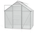 Vitavia Gew&auml;chshaus Calypso 3000 inkl. 1 Dachfenster - 3,0 m&sup2; -Alu-blank eloxiert-4