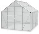 Vitavia Gew&auml;chshaus Mars 8300 inkl. 2 Dachfenstern - 8,3 m&sup2; -Alu-blank eloxiert-6