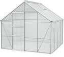 Vitavia Gew&auml;chshaus Merkur 6700 inkl. 2 Dachfenstern - 6,7 m&sup2; -Alu-blank...
