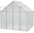 Vitavia Gew&auml;chshaus Uranus 6700 inkl. 2 Dachfenstern - 6,7 m&sup2; -4 mm