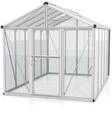 Vitavia Gew&auml;chshaus Zeus 10000 inkl. 2 Dachfenstern - 10,0 m&sup2; -Alu-blank
