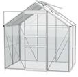 Vitavia Gew&auml;chshaus Venus 2500 inkl. 1 Dachfenster - 2,5 m&sup2; -alu-natur-3 mm