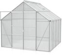 Vitavia Gew&auml;chshaus Mars 6700 inkl. 2 Dachfenstern - 6,7 m&sup2; -Alu-blank eloxiert-4