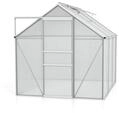 Vitavia Gew&auml;chshaus Calypso 4400 inkl. 1 Dachfenster - 4,4 m&sup2; -Alu-blank eloxiert-6