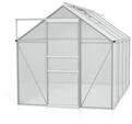 Vitavia Gew&auml;chshaus Calypso 5800 inkl. 2 Dachfenstern - 5,8 m&sup2; -Alu-blank