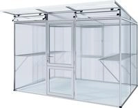 KGT Gew&auml;chshaus Linea Typ II-pressblank-(L x B x H): 2,97 x 2,04 x 2,15 m