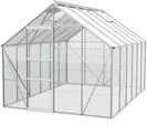 Vitavia Gew&auml;chshaus Merkur 9900 inkl. 2 Dachfenstern - 9,9 m&sup2; -Alu-blank eloxiert-3