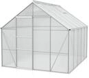 Vitavia Gew&auml;chshaus Merkur 8300 inkl. 2 Dachfenstern - 8,3 m&sup2; -Alu-blank...