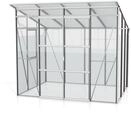 Vitavia Gew&auml;chshaus Freya 5900 inkl. 1 Seitenfenster - 5,9 m&sup2; -Alu-blank eloxiert-3