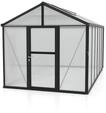 Vitavia Gew&auml;chshaus Zeus 11900 inkl. 3 Dachfenstern - 11,9 m&sup2; -schwarz-10 mm