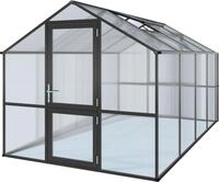 KGT Gew&auml;chshaus Rose Typ IV-anthrazit-2,33 x 4,29 m