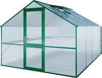 KGT Gew&auml;chshaus Orchidee Typ IV-moosgr&uuml;n-2,97 x 4,29 m