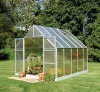 Juliana Gew&auml;chshaus Magnum - 3,22 x 2,57 m - 8,3 m&sup2; (Gr. 1)-alu-natur-6 mm
