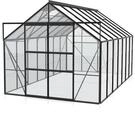 Vitavia Gew&auml;chshaus Mars 11500 inkl. 2 Dachfenstern - 11,5 m&sup2; -schwarz-3 mm